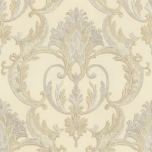 Classic Wallpaper Beige Color 10m x 1.06m, Model 82129 | Balbaid Decor Company