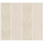 ورق جدران ايطالي لون بيج تصميم مقلم ، مقاس 10 م×0.70 م، موديل 15055