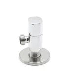 محبس زاوية عالي، مقاس 1/2 بوصه، كروم 