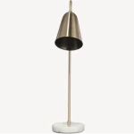 Soft Table Light, copper with white Color, Dimensions 25x16x55 cm