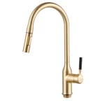 kitchen Sink Mixer, Size 44.9×23.5 cm, Matte Gold Color
