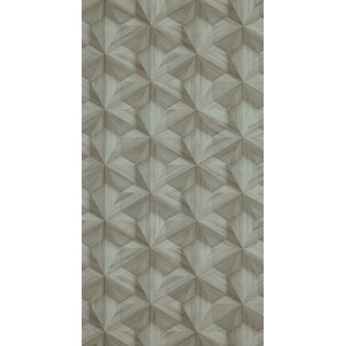 Dutch Geometric Wall Covering Pale Green, 10m x 0.53m, Model 218413 | Balbaid Decor Company