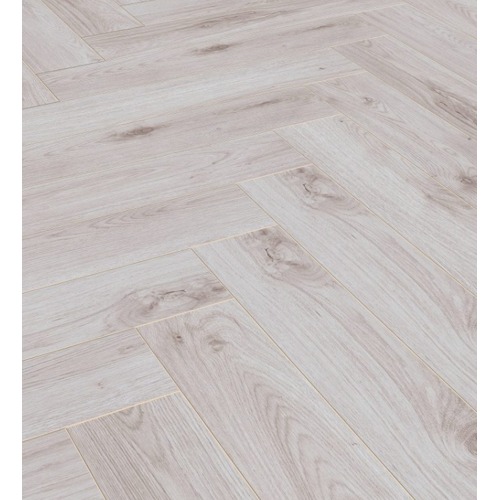 Herringbone Natural Wood Parquet 66.5x13.3 cm, 8 mm Thickness, Light Gray | YT-20431782