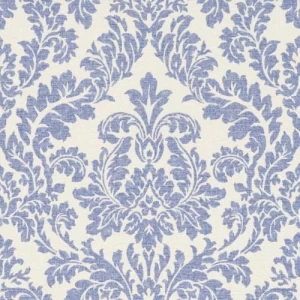 German Classic Wall Covering 10m x 0.53m Beige with Blue, Model 449013 | Balbaid Decor Company