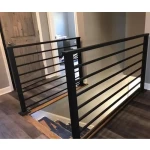 Rectangular Galvanized Iron Railing for Side Mounting, Handle Size 2 inch, Height 110 cm