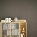 ورق جدران تصميم سادة، مقاس 10 م×50 سم، لون بني غامق