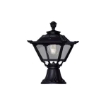 GOLIA Outdoor Wall Light, Black Color, Dimensions 230× 470 mm