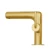 Washbasin Faucet 14.1×9.75 cm, Matt Gold