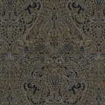 ورق حائط تصميم كلاسيك مقاس 10 م×0.53 م، لون اسود