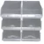 Plastic Storage Box, Size 51X30X20 Cm, Capacity 25 Kg, Light Grey Color, Model 9MS4G