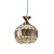 Decorative Ceiling Light, Length 18 cm, Diameter 10 cm, gold color