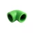 PPR Plastic Elbow  90 Degree Size  90 mm Outside Diameter 120 mm Color  Green |  AL Koblan Factory
