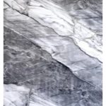 بديل الرخام للحمامات، صيني مقاس  280× 122 سم، مستطيل الشكل ،رمادي مموج ابيض