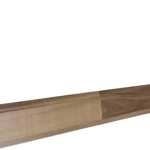 Natural MDF Skirting, Dimensions 2.4mx8cm, Brown with Beige Color, Product Code 150