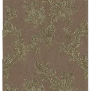 Floral Wall Decoration 10m x 0.73m Dark Brown | Balbaid Decor Company Model 56811