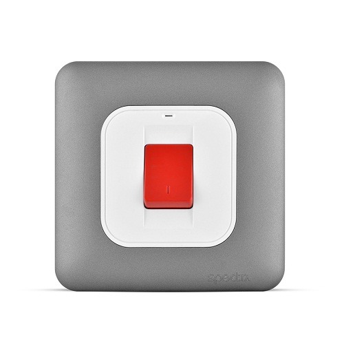 Air Conditioner DP Switch 45 Amp 7x7cm 250V Dark Silver | Spectra