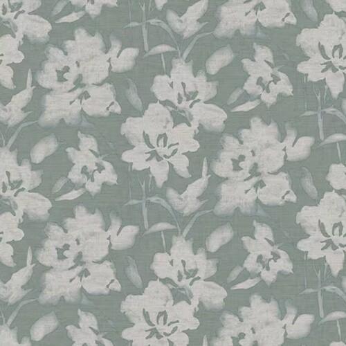 Floral Wall Decoration Length 10 m Width 50 cm Light Green | 