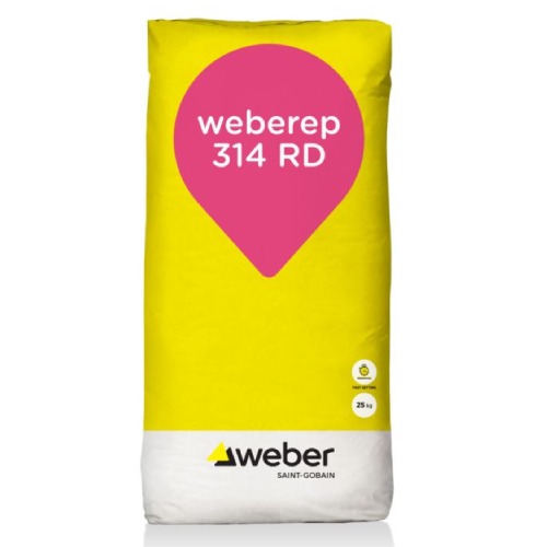 Fast Setting Mortar For Industrial Surfaces 25 kg Grey Powder | Sodamco-Weber