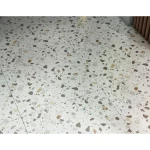Indian White Matte Porcelain Flooring, 0.9×60×60 cm, Terrazo Grand Model