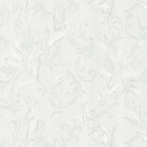 Floral Wallpaper 10m×1.06m Off White Color, Model 83073 | Balbaid Decor Company