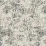 Wallpaper, Size 10 mx50 cm, light gray Color, Leaf-Patterned Design