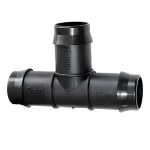  Low Density Polyethylene (LDPE) Plastic Tee, Size 16, Black Color | Alwasail