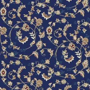 Five Star 14mm Thick Dark Blue Polypropylene Carpet for UAE Homes
