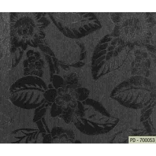Italian Wallpaper Floral Design 10m x 1.06m Gray, Model 700053 | Balbaid Decor Company
