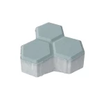 بلاط انترلوك دلتا سماكة 8 سم مقاس 8.7×17.7 سم لون رمادي | شركة ارتك