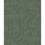 Wall decoration patterned design, size 10 m x 0.53 m, green color, model 365-1