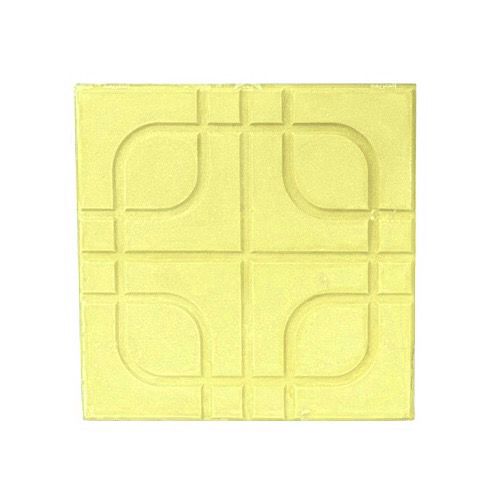 Cement Floor Tiles Intersection Design Yellow 40x40x4 cm | Al Wasd Industrial