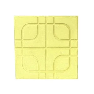 Cement Floor Tiles Intersection Design Yellow 40x40x4 cm | Al Wasd Industrial