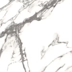 Porcelain flooring, size 60 x 60 cm, white and black