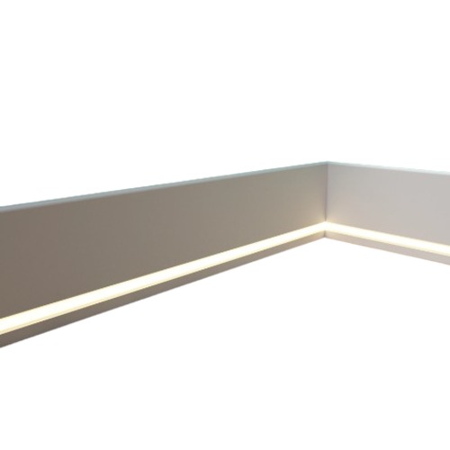 نعلات مضيئة فوم PU، مقاس 2.44×15×2 سم، لون أبيض | Zakharef Factory