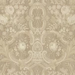 Classic Wallpaper, beige Color, Length 10m, Width 1.06m, Model 5817 