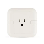 فيش امريكي (ساسو) 15 امبير، 127 فولت، ابيض، مقاس 7×7 سم | سبكترا 