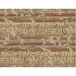 Leaf-Patterned Wallpaper, Beige Color, Length 10m, Width 0.53m, Model No. BC60001