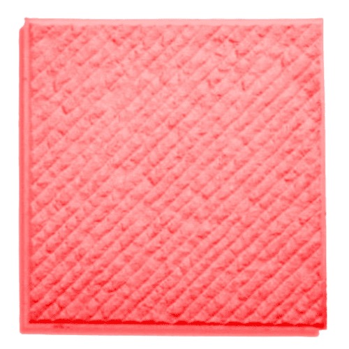 Cement Floor Tiles Fluted Design 40x40x4 cm Light Red | Al Wasad Industrial Company