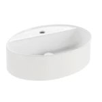 Smart Edge Porcelain Countertop basin 40x50x50 cm, White Color
