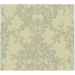 Classic Wallpaper Length 10m, Width 0.73m, Green Color, Model 57139