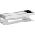 Stainless steel shelf dimensions 31 x 12 x 11 cm, Color gray