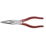 Long jaw pliers with nose, overall length 7 1/2 inch, Proto brand, Red