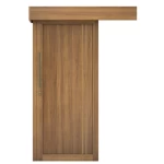 Premium wooden sliding doors with Luxury Design, Dark Beige Color, Size 160 × 235 cm, Model GM02