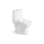 Children's Floor Mounted Western Toilet, White Color, Chinese Round Shape, Size 20 cm