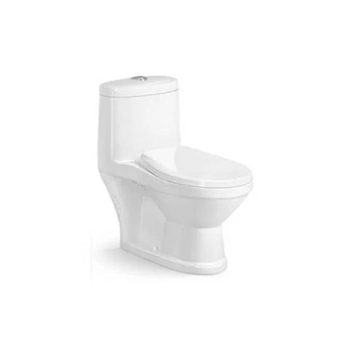 Children's Floor Mounted Western Toilet 20 cm, White, Chinese Round Shape | Al Muhaidib Sanitary and Ceramic