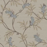 Floral wall covering light brown color, length 10m, width 0.53m, model 33303