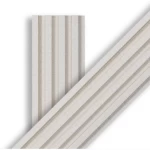 بديل خشب بي في سي مضلع مقاس 16×290سم   لون بيج 