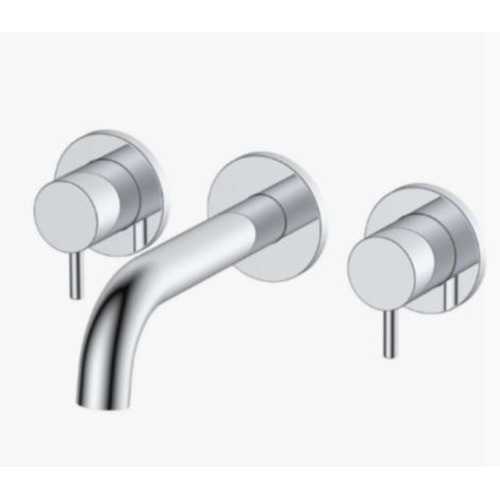 Concealed Wall Washbasin Tap Chrome Color | Saudi Ceramics
