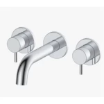 Concealed Wall Washbasin Tap Chrome Color