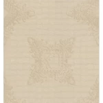 Patterned wall paper, length 10 m, width 0.70 m, beige color, model 13035